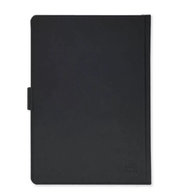 FIS Golden Agenda Diary 2024 (Arabic/English) Italian PU, 1-Side Padded, Black - FSDI75AEPG24BK