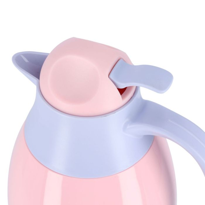 Royalford RF8556 1.3L Double Wall Vacuum Flask - Portable Heat Insulated Flask For Keeping Hot/Cold Long Hour | Stainless Steel Inner Pot With Grip Handle | Ideal For Tea, Coffee, Hot/Cold Water And M