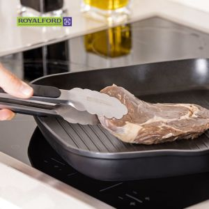 Royalford Food Tongs - Stainless Steel - Silver