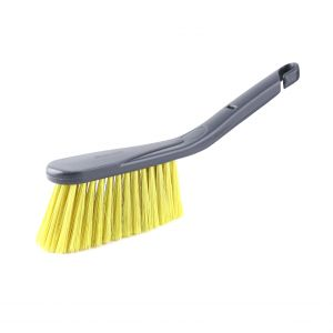 Royalford One Click Dustpan With Brush - Plastic - Black