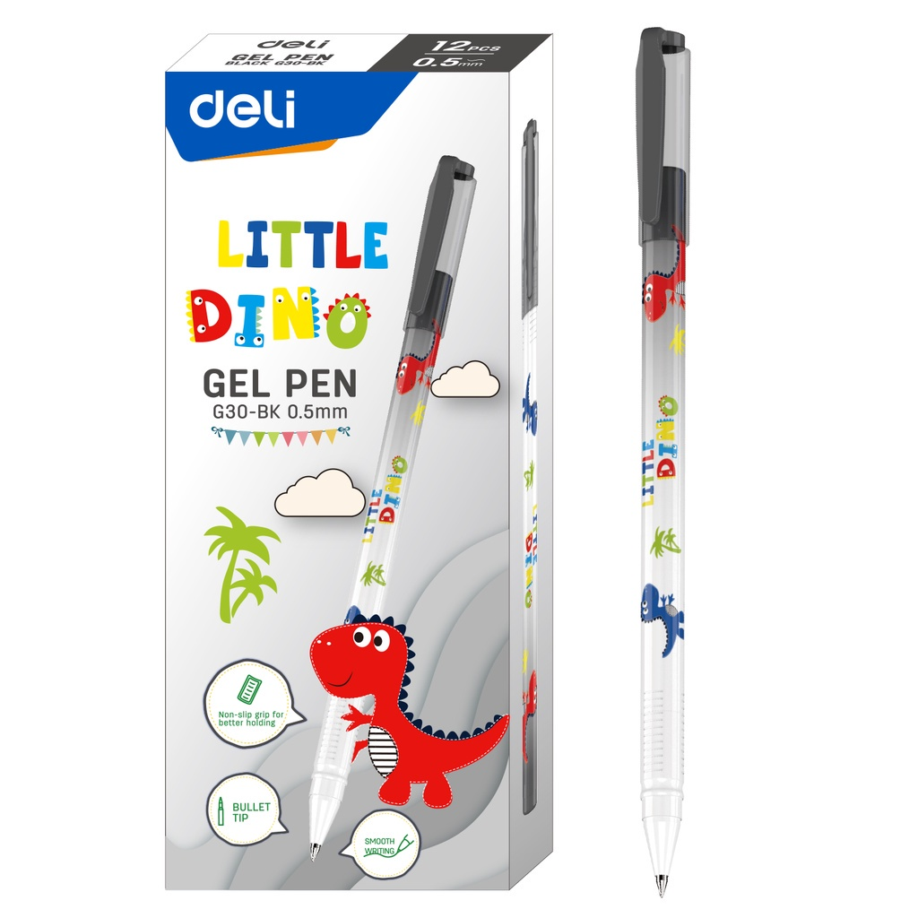 DELI EG30-BK black gel pen