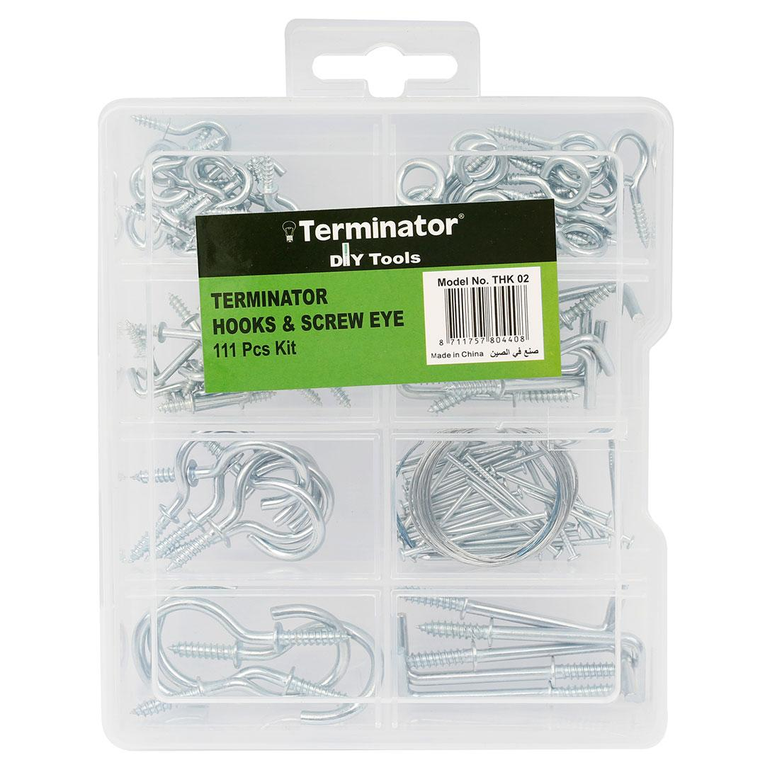 Hooks & Screw Eye 111 Pcs Kit