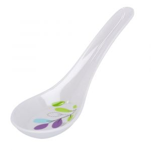 Royalford Melamine Ware Table Spoon - Melamine - White - RF7389LF