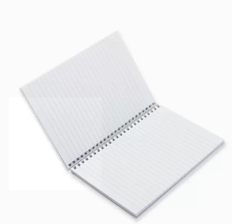 FIS Pack Of 5 Spiral Hard Cover Notebook, 96 Sheets A5 Swan Design 4 -FSNBSHCA596-SWA4