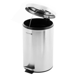 Royalford Pedal Bin - Stainless Steel - Silver - RF5126