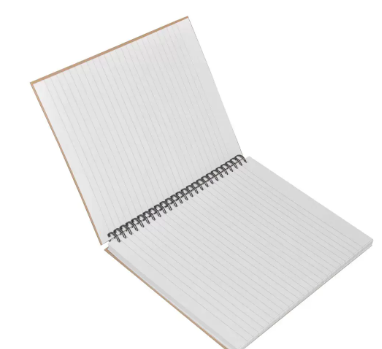 LIGHT Pack of 5 Spiral Hard Cover Note Book 100 Sheets. Size:9X7 Inches (22.86 X 20.32 CM) -LINBS971001302