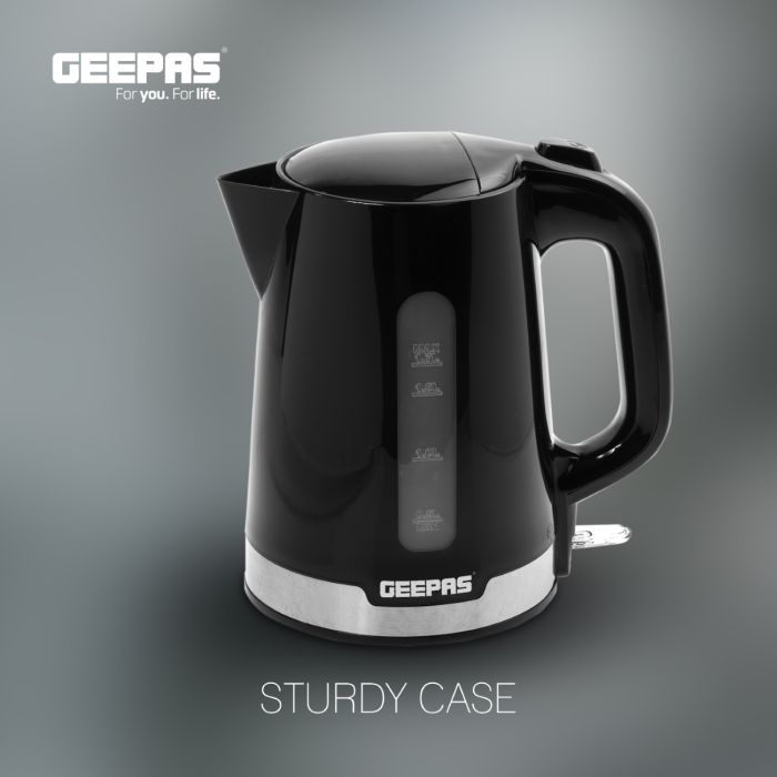 2200W 1.7L Electric Kettle With BPA Free Plastic & Removable Filter & On/Off Switch With Indicator Light And Strix Controller - 2 Year Warranty
