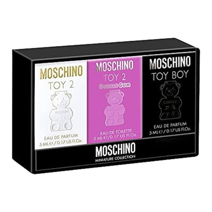 MOSCHINO TOY 2 (W) SET EDP 30ML + 5ML + (TOY BOY (M) EDP 30ML + 5ML) + (TOY 2 BUBBLE GUM (W) 30ML + 5ML)