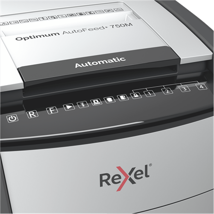 Rexel Optimum AutoFeed+ 750M Automatic Micro Cut Paper Shredder