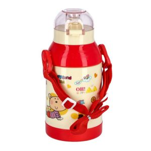 Royalford 500 Ml Water Bottle Kids Water Bottle - Plastic - Red