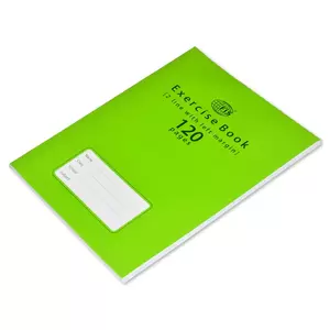 12-Piece FIS Exercise Book 2-Line with Left Margin, 120-Pages, 16x21cm - FSEB2LM120N