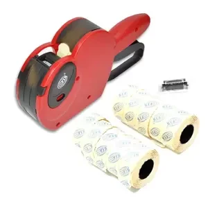 FIS ITALIAN Label Machine 6-1RE FSPX22X12MM+INK ROLLER PRIKSM (SET) - FSSQPX6-1RE