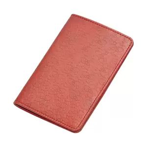 FIS Maroon Polyurethane For Unisex - Passport Wallet - FSGNMRD5