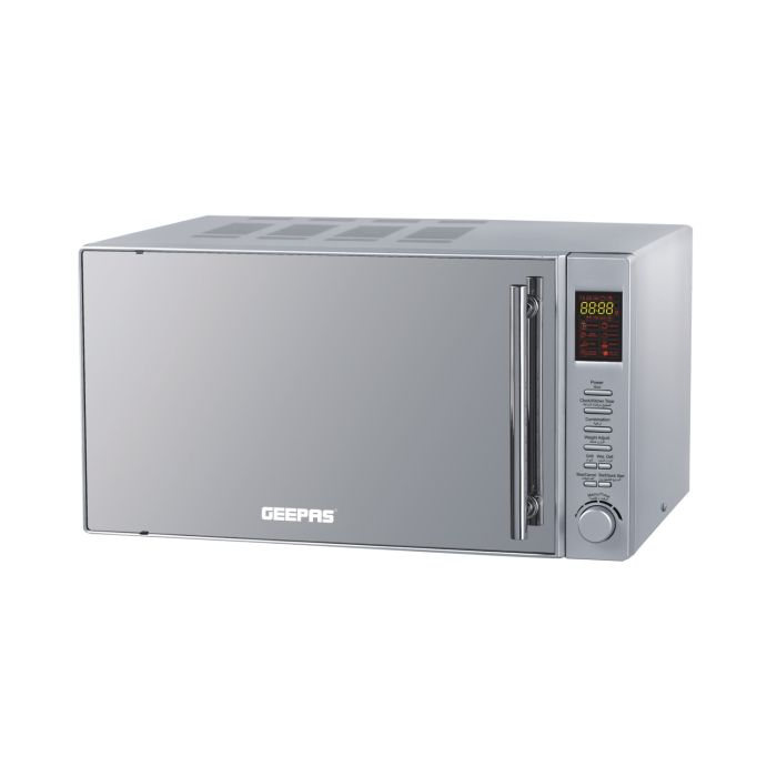 Geepas 30L Digital Microwave Oven - 1400W Microwave Oven With Multiple Cooking Menus | Reheating & Defrost Function | Child Lock | Push-Button Door, Digital Controls