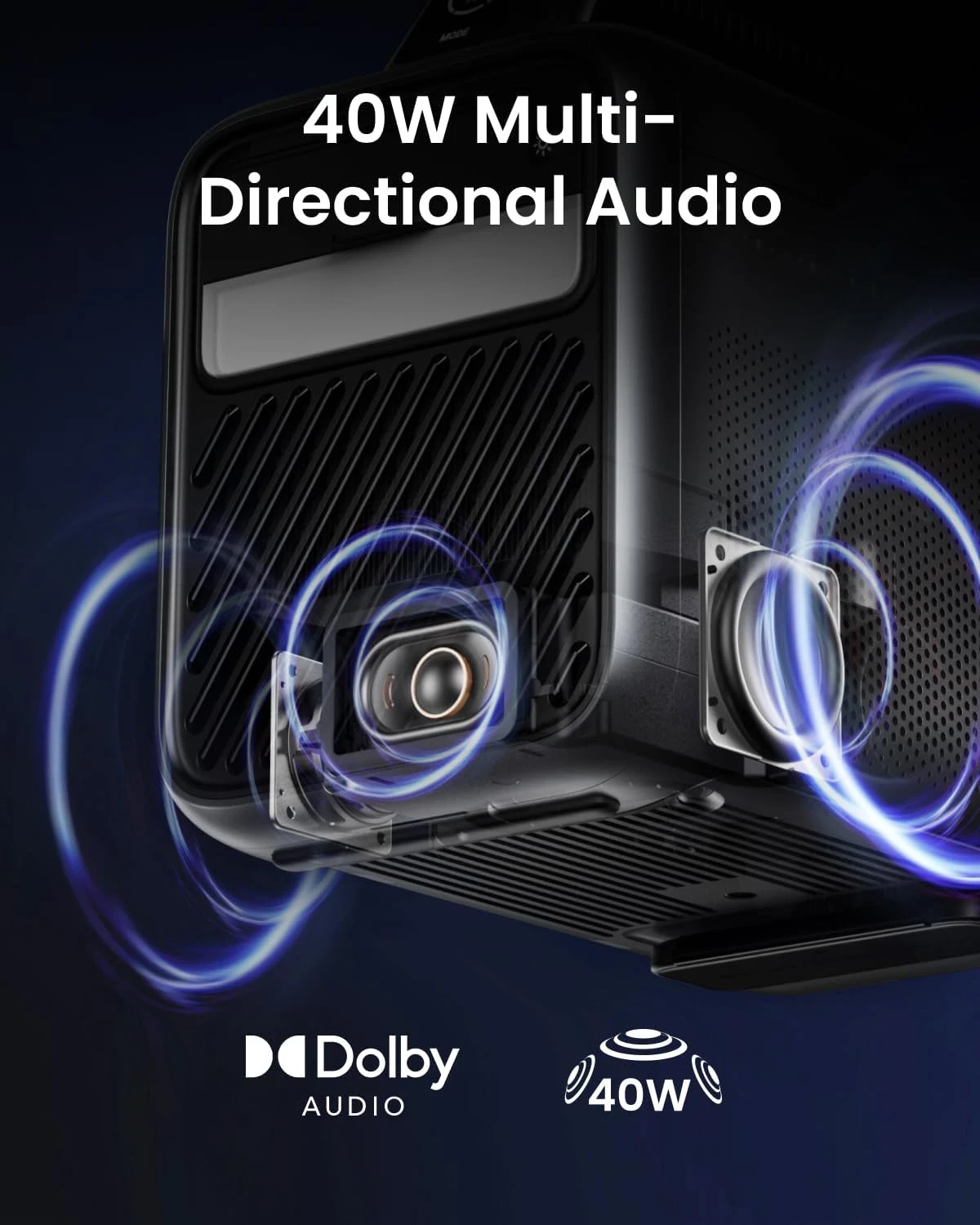 Anker Nebula Mars 3 Outdoor Portable Laser Projector Black - D2333211