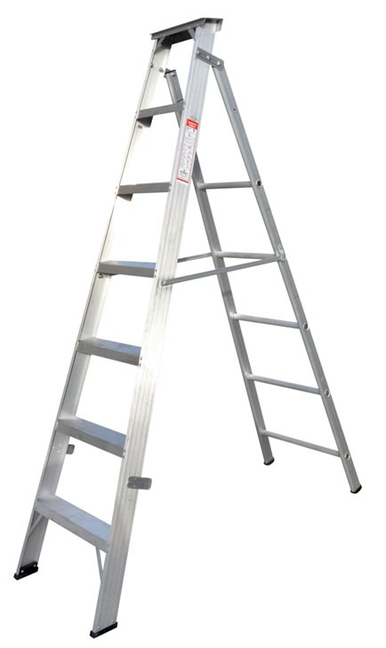 ZAMIL DPL/14 ALUMINIUM STEP LADDER 14FT / 4.2M