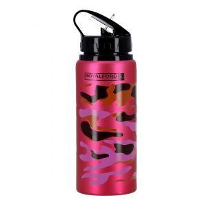 Royalford Sports Water Bottle - Stainless Steel - Pink - 700 ML