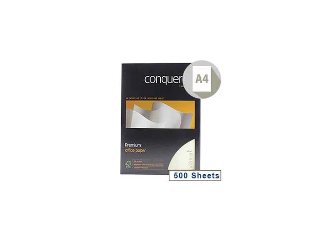 Conqueror Paper Wove, Vellum Colour, A4 100gsm, 500sheets-ream