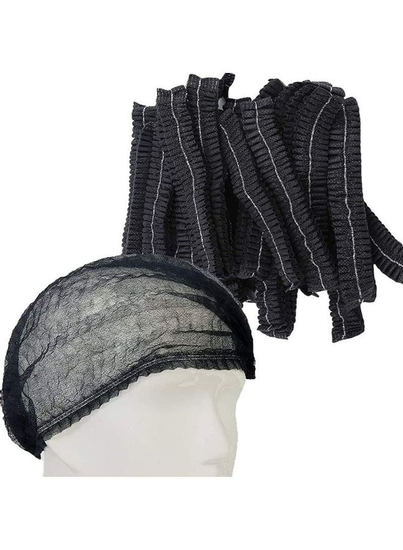 Hair Net (Bouffant) Black Color 100 Pieces X 10 Packts