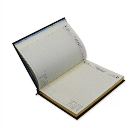 FIS Executive Diary 2023 (Arabic/English) 1-Side Padded with Gilding, Black - FSDI88AEPG23BK