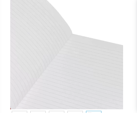 LIGHT Pack of 5 Hard Cover Notebook Single Line,9X7 Inches (22.86 X 20.32 CM),100 Sheets -LINB971709