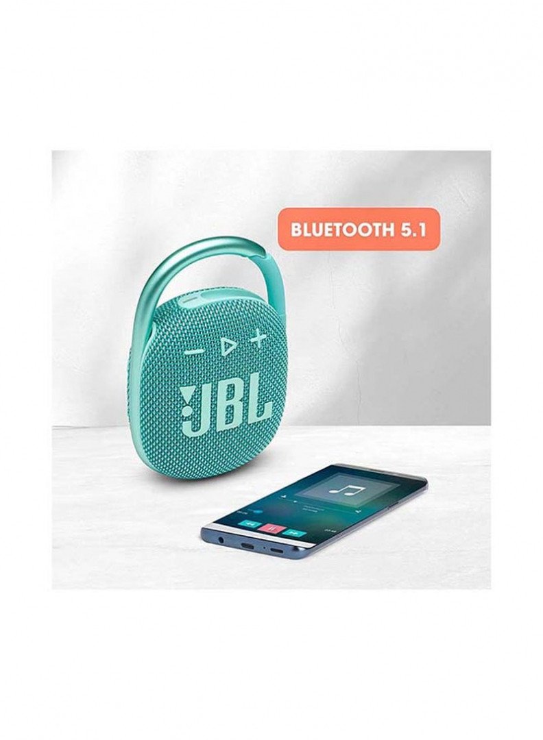 JBL Clip 4 Portable Wireless Speaker - Teal