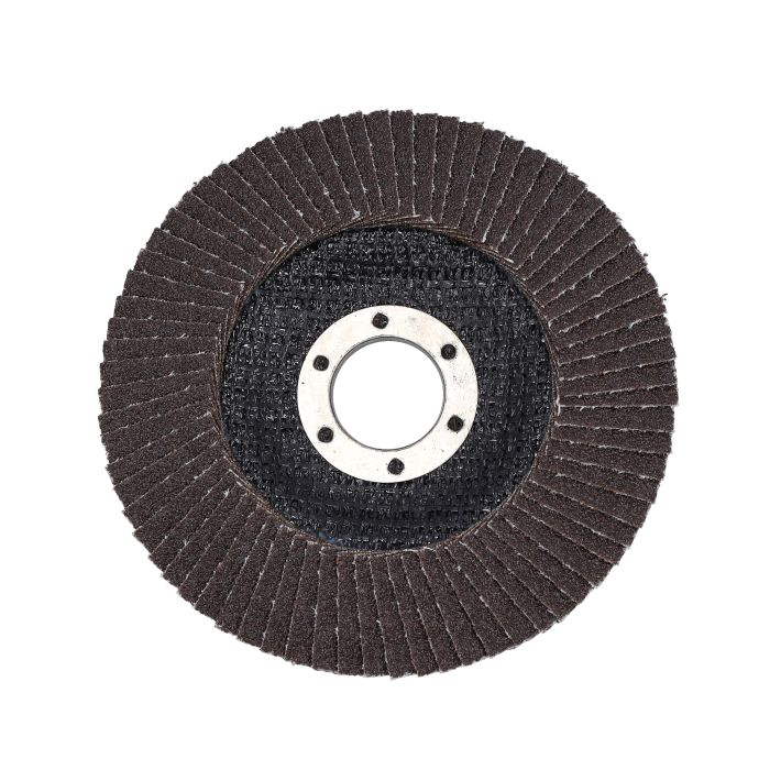 Geepas Flap Disc 115mm X 22.2 - Perfect For All 4.5" Angle Grinders | 22.2mm Bore Size With Aluminium Oxide Grit | Ideal For Rust Removal & Deburring Jobs