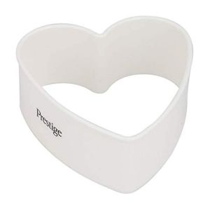 Prestige Heart Shape Pastry Cutter Set 5 Piece - Plastic - White