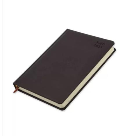 FIS A5 Diary 2023 (Arabic/English) Dark Brown - FSDI19AE23DBR
