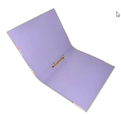 Pack of 48 Pack of 48 Nature Printed A4 2-O Ring Binder Purple/Green/Yellow
