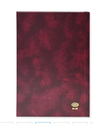 FIS Diary 2024 Arabic/English (Saturday & Sunday Combined) A5, Maroon - FSDI90AE24MR