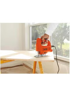 Black+Decker Single Speed Compact Corded Jigsaw (400 W)