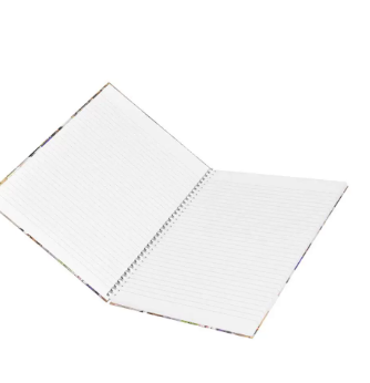 5-Piece FIS Spiral Hard Cover Notebook Single Line A4, 100-Sheets - FSNBSA41903