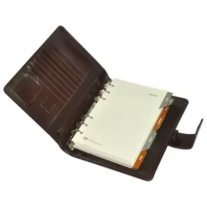 FIS Genuine Leather Planus Organizers, 110x170mm Size, Brown Color - FSORLO6BR