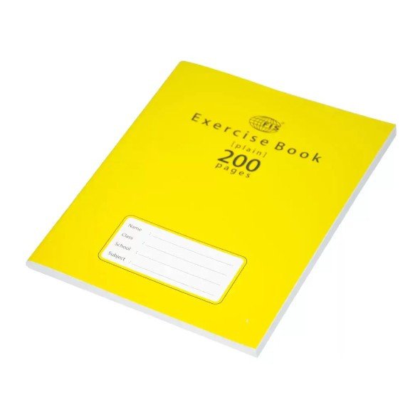 FIS Exercise Books Plain A5 200 Page