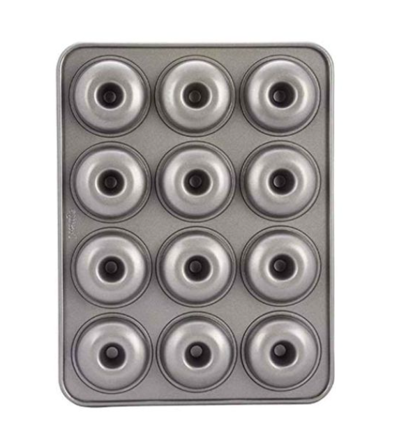Prestige Mini Donut Pan 12 Cups - Aluminium - Grey