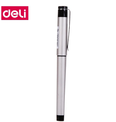 1PCS/2PCS/4PCS Deli s107 Gel pen 1.0 mm Black Professional Signature pen Rollerball Pen Gel Ink Pen 1mm