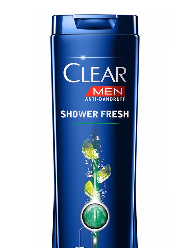 Clear Shower Fresh Men's Shampoo for All Hair Types, 400ml