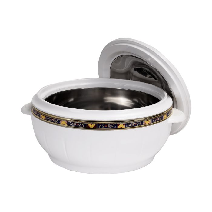 Royalford RF1642 6000 Ml Litre Classic Casserole - Thermal Casserole Dish - Double Wall Insulated Serving Dish With Lid - Thermal Food Storage Container - Stainless Steel Inner - Keeps Food Warm Or Co