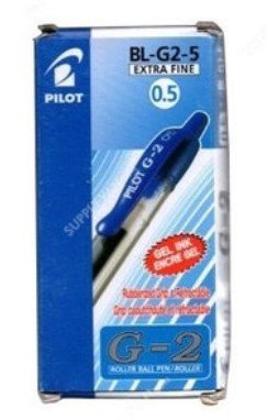 Pilot Retractable Gel Pen, BL-G2-5, 0.5MM, Blue