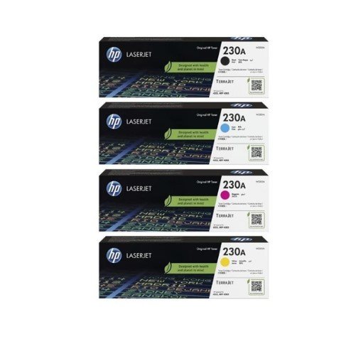 HP 230A 4-Colour Toner Cartridge Set | W2300A W2301A W2302A W2303A | HP Color LaserJet Pro 4201 4203 4303