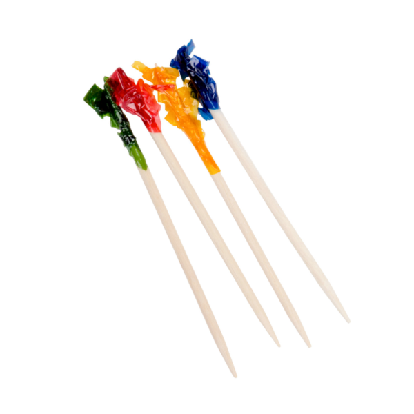 Falcon Tooth Picks Cellophane Frilled 4″ (1 Pack X 1000 Pieces)