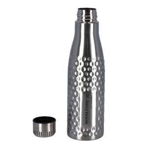Royalford 750Ml Sports Water Bottle - Stainless Steel - Silver
