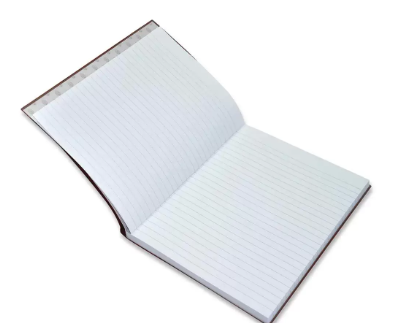 5-Piece FIS PVC Cover Notebook 9X7 Inch, 2-Quires Brown - FSNB9X72QPVCBR