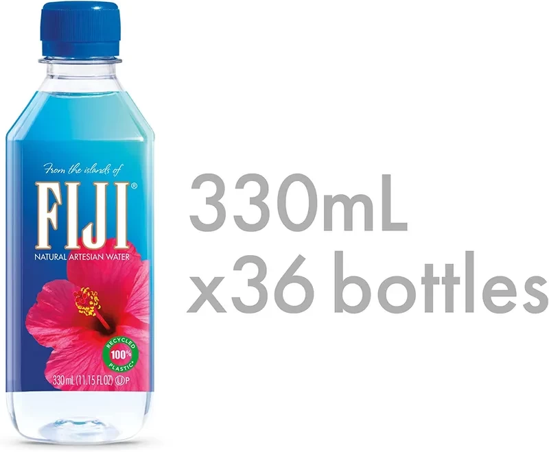 Fiji Bottled Natural Mineral Water - 330 ml Pack Of 36