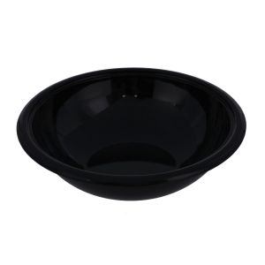 Royalford 10"Biza Serving Bowl With Lid - Melamine - Black