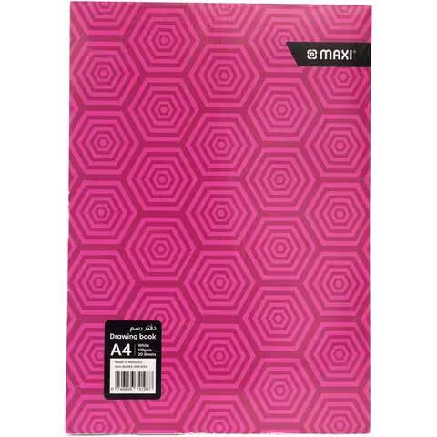 Maxi A4 Drawing Pad 20 Sheets Multicolour