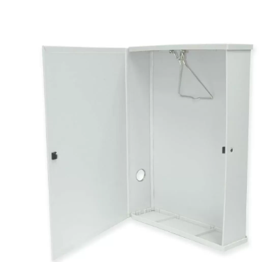 FIS Grey Color PP Rigid Box File, Plastic Sides, 210 x 330 mm - FSBFRPLGY