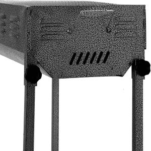 Royalford Barbeque Stand With Grill Durable Iron Construction - Iron - Black - RF10363