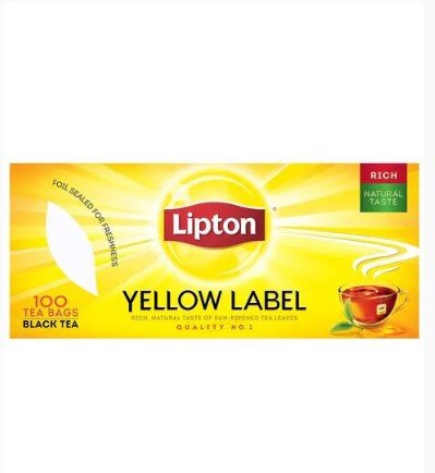 Lipton Yellow Label Black Classic 100 Tea Bags